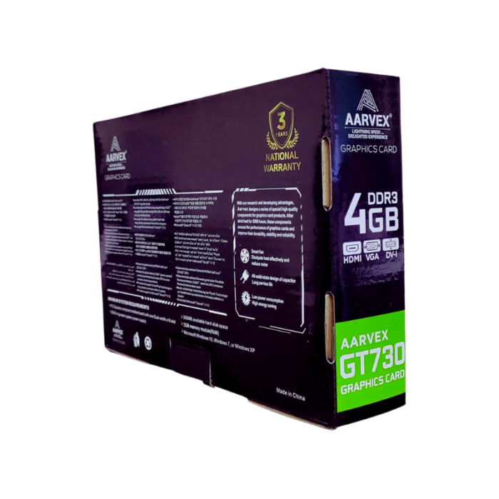 Aarvex GT730 4GB DDR3 Graphics Card