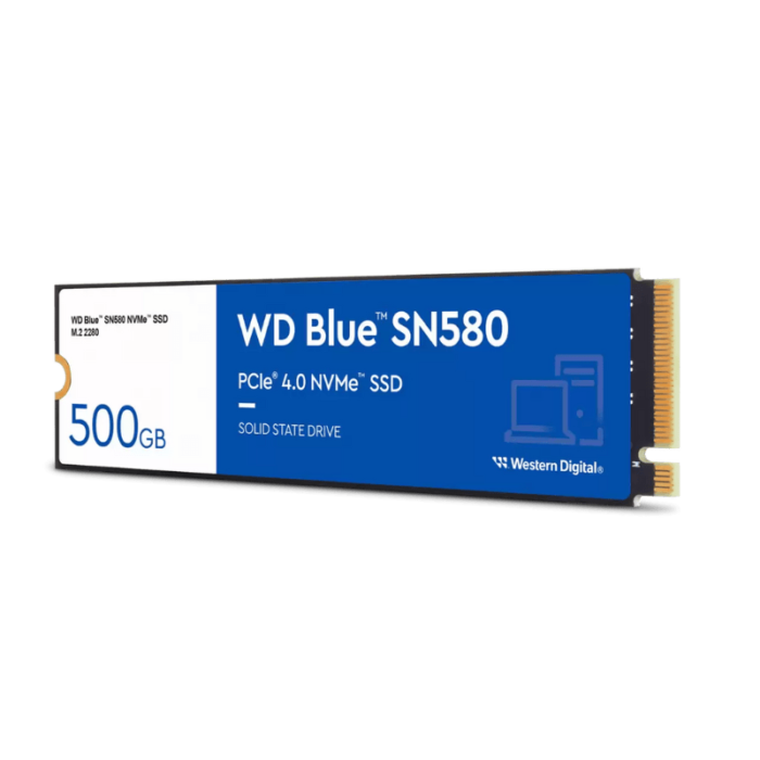 WD Blue SN580 500GB PCIe Gen. 4.0 Nvme SSD