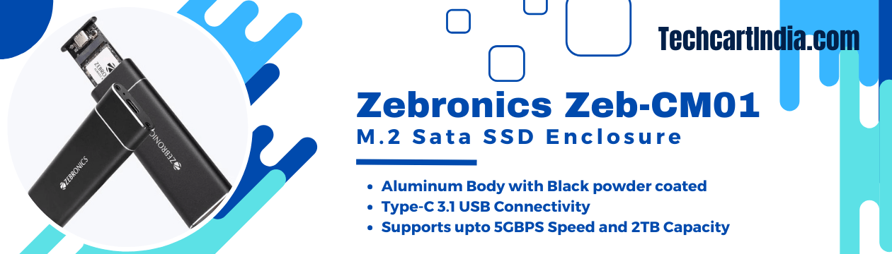 Zebronics Zeb-CM01 M.2 Sata SSD Enclosure