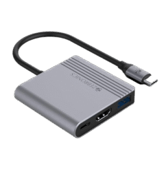 Zebronics Zeb-TA600 3in1 Type C Multiport Adapter