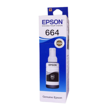 Epson 664 Black Ink Bottle T664-1 - 70 ML