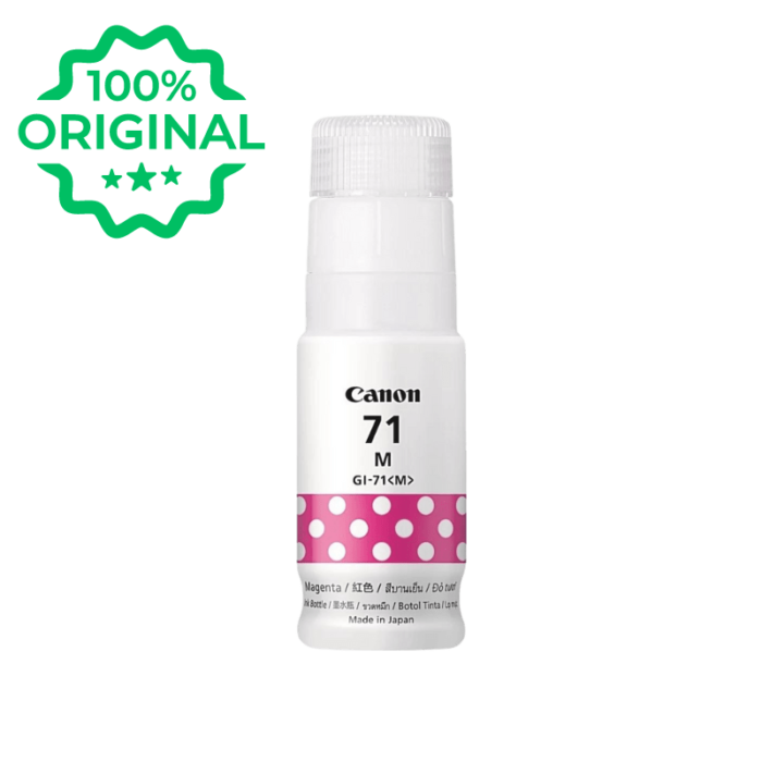 Canon GI-71M Magenta Ink Bottle - 70 ml