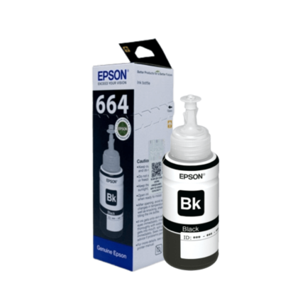 Epson 664 Black Ink Bottle T664-1 - 70 ML