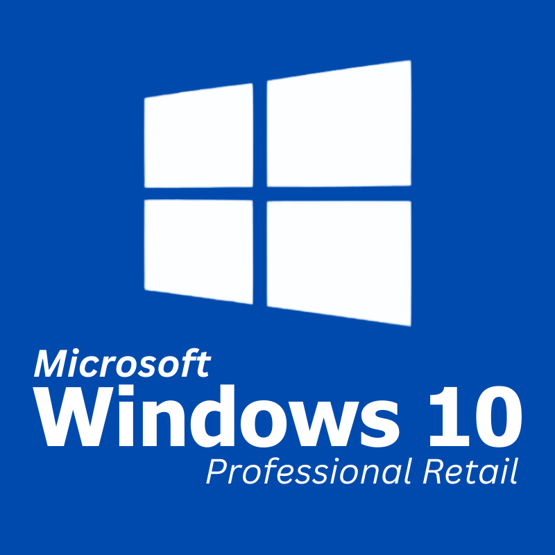 Microsoft Windows 10 Professional Retail Digital Key License