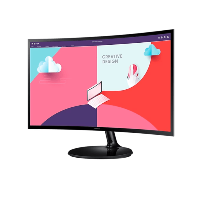 Samsung 24 Inch Curved Monitor LS24C360EAWXXL