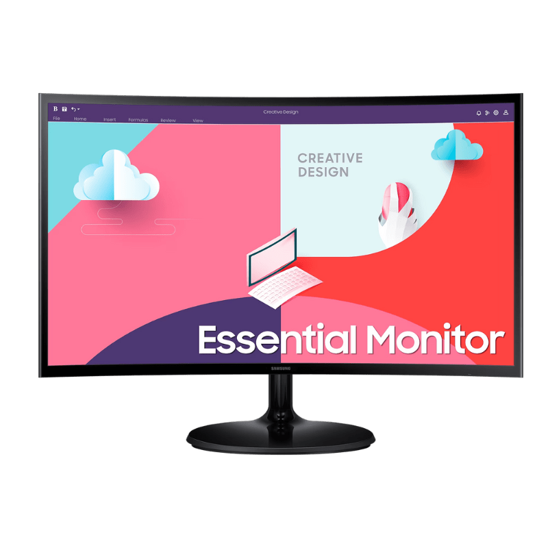 Samsung 24 Inch Curved Monitor LS24C360EAWXXL