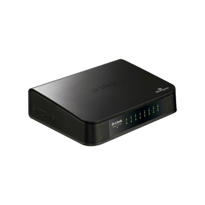 D-Link DES-1016A 16 Ports 10100 mbps Desktop Switch for Network