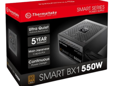 Thermaltake Smart BX1 550W 80+ Bronze Certified Power Supply Unit