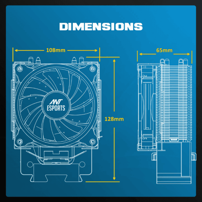 Ant-Esports-ICE-C200-V2-CPU-Cooler-Fan-