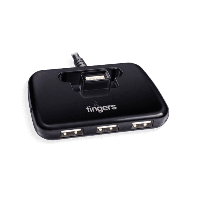 Fingers Quadrant 4 Port USB 2.0 Hub