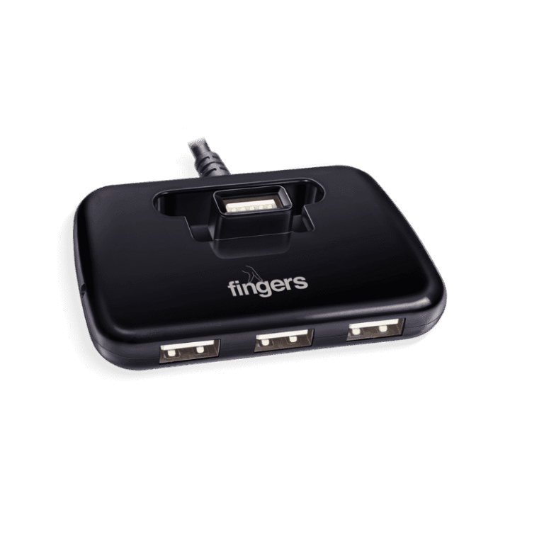 Fingers Quadrant 4 Port USB 2.0 Hub