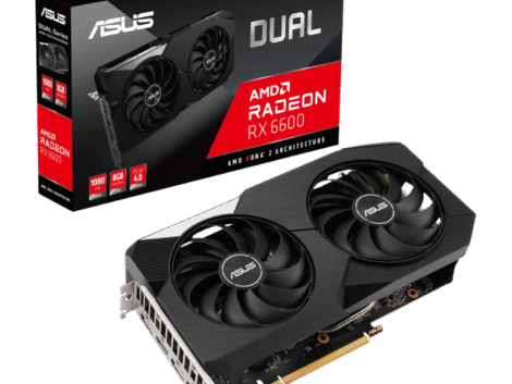 ASUS Dual Radeon RX 6600 8GB GDDR6 Graphic Card