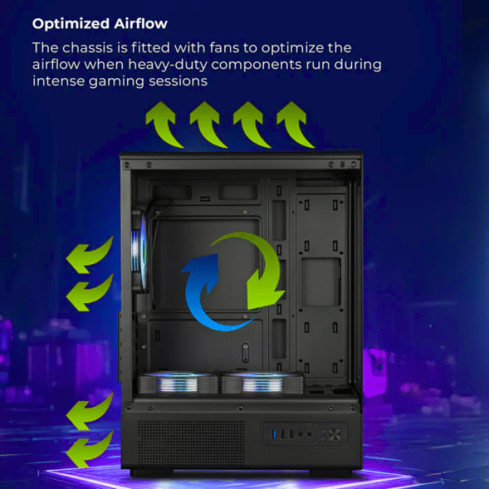 Zebronics Zeb-Maximus Gaming Cabinet