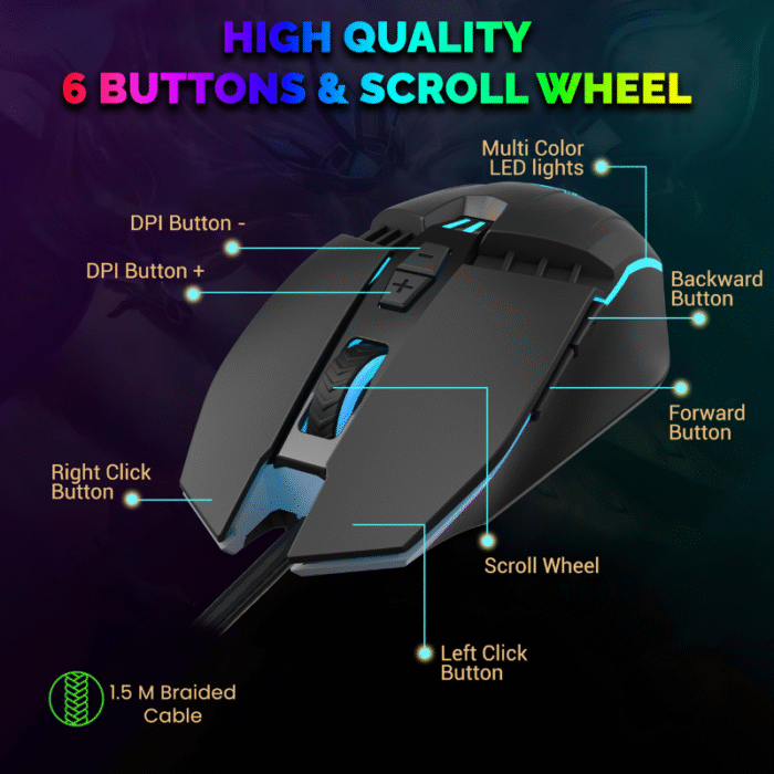 Ant Esports KM550 Wired Keyboard & Mouse Combo