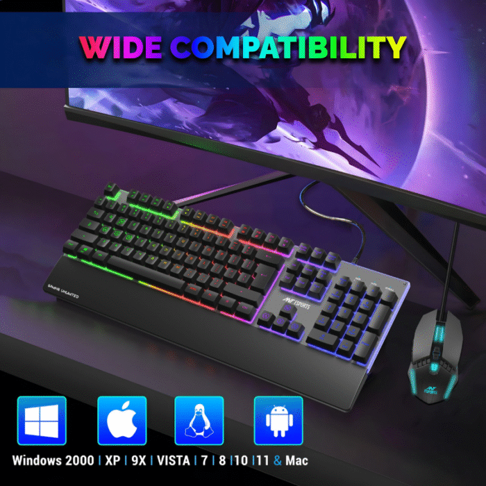 Ant Esports KM550 Wired Keyboard & Mouse Combo