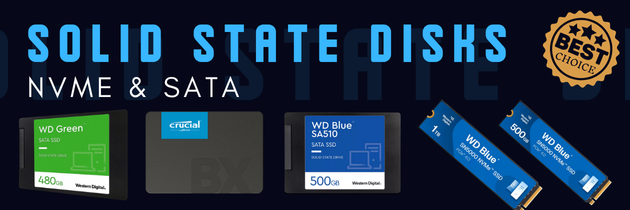 NVME & Sata Solid State Disk SSD