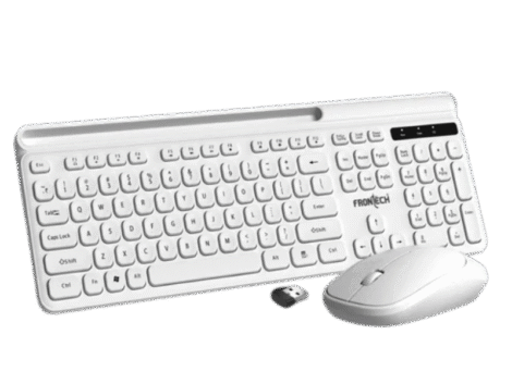 Frontech FT-0030 Wireless Combo Set White