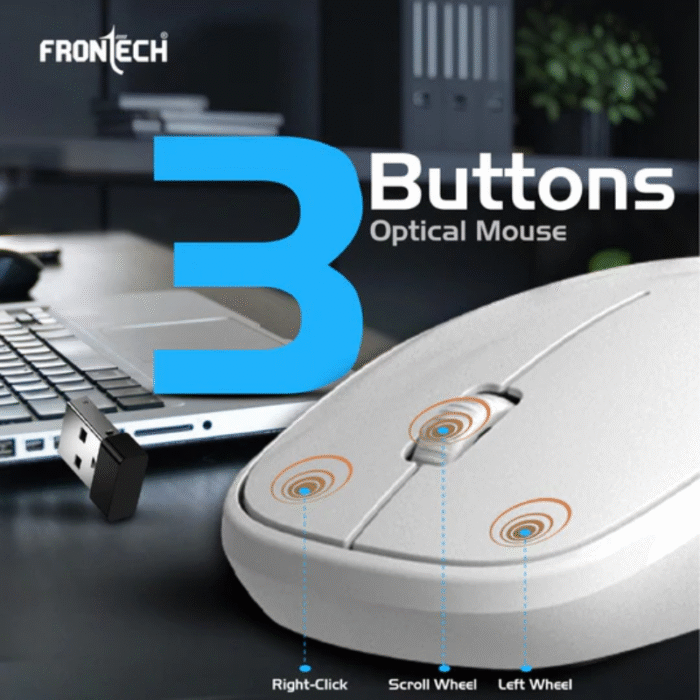 Frontech FT-0030 Wireless Combo Set White