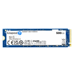 Kingston NV3 500GB PCIe 4.0 NVMe M.2 SSD