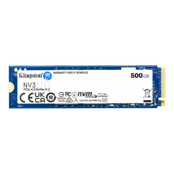 Kingston NV3 500GB PCIe 4.0 NVMe M.2 SSD